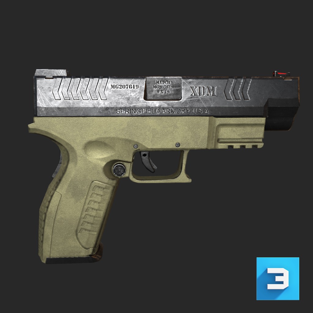 Springfield XDM OD Green preview image 2